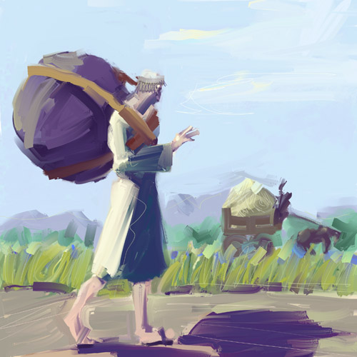 Velendo with stone